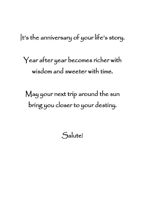 Birthday - Anniversary 